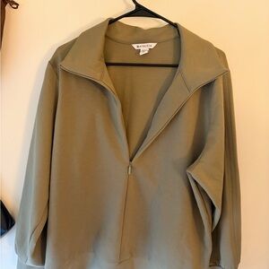 Athleta Olive Half Zip Pullover - Never Worn!